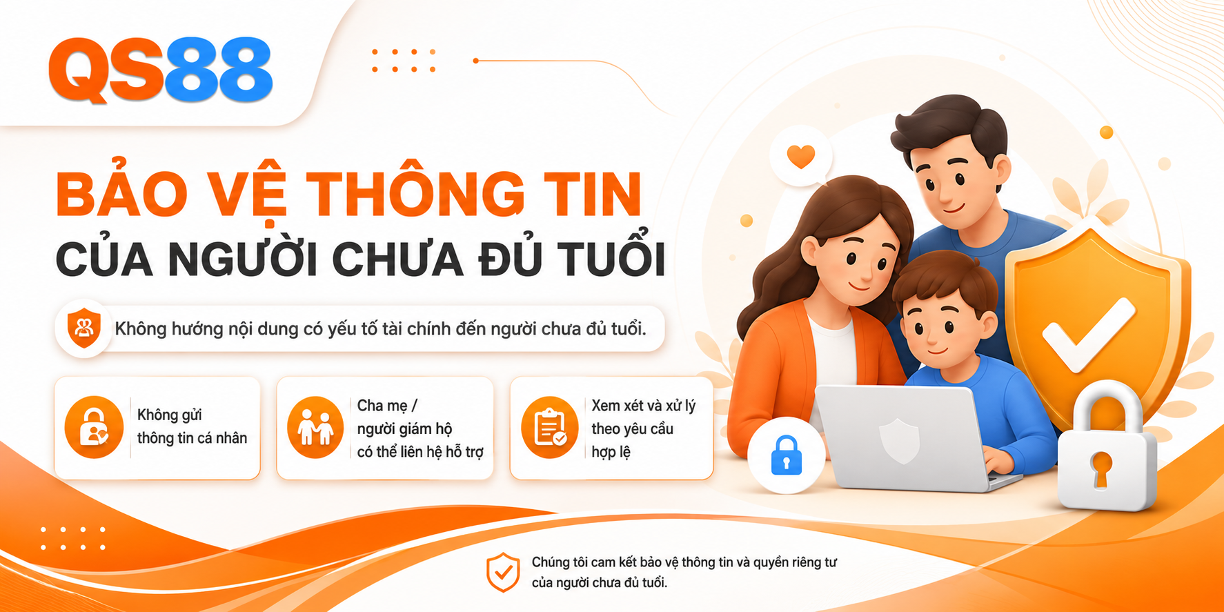 Bảo vệ thông tin người chưa đủ tuổi 